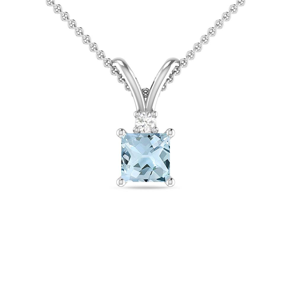 White Gold - Aquamarine