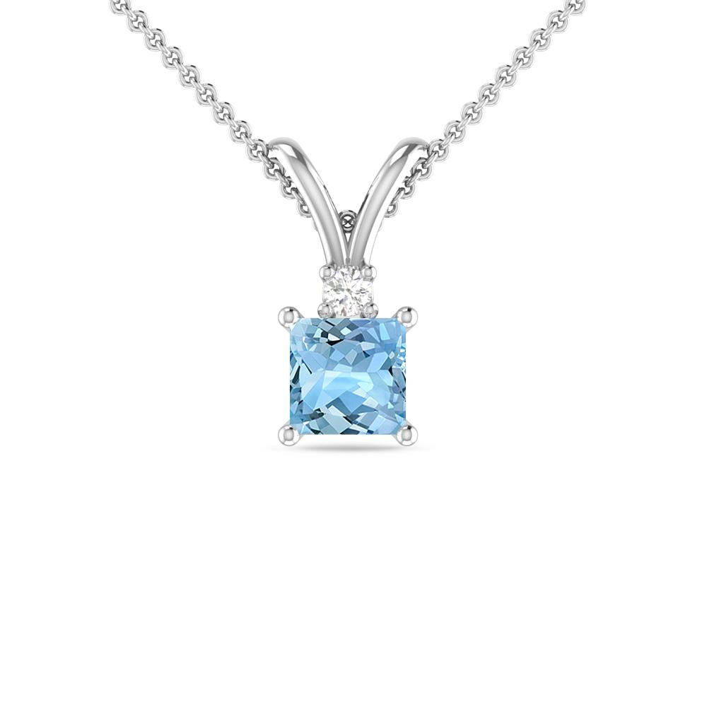 White Gold - Aquamarine