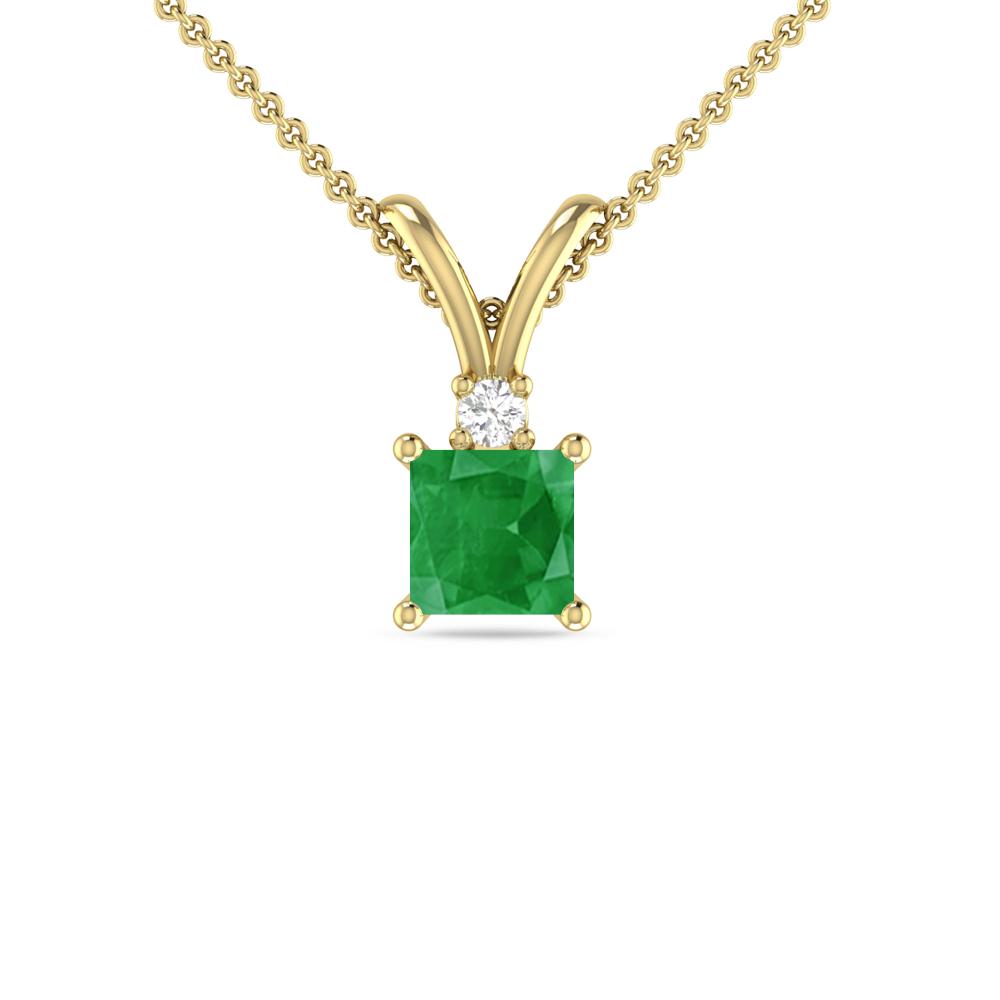 Yellow Gold - Emerald