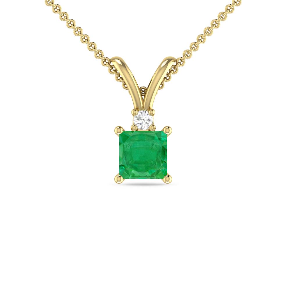 Yellow Gold - Emerald