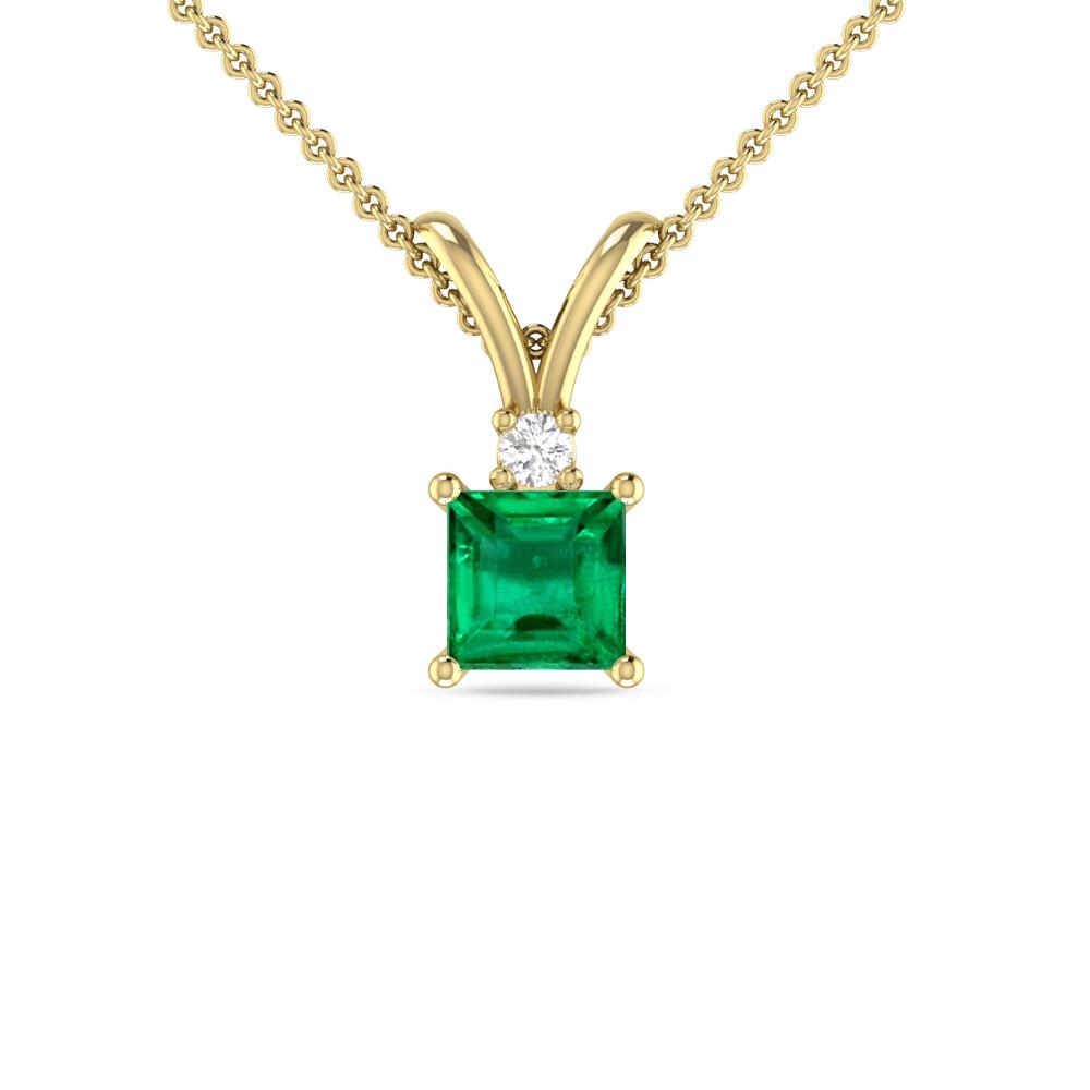 Yellow Gold - Emerald