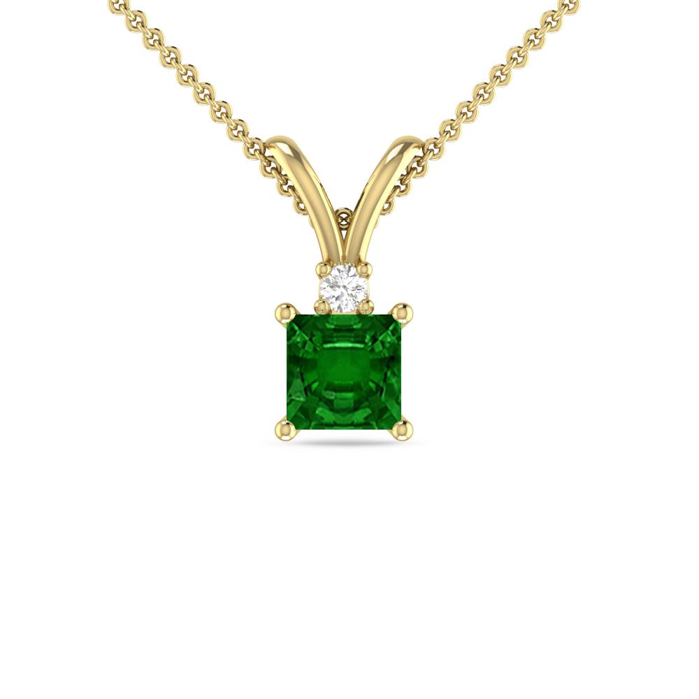 Yellow Gold - Emerald