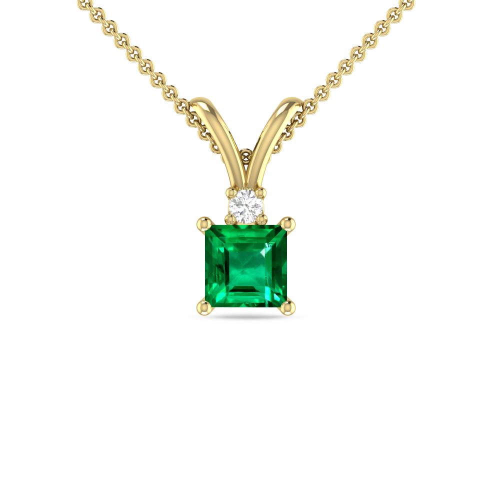 Yellow Gold - Emerald