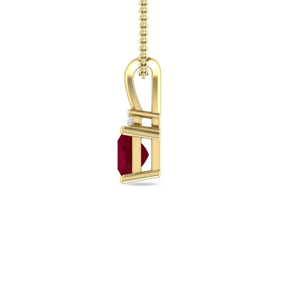 Yellow Gold - Ruby