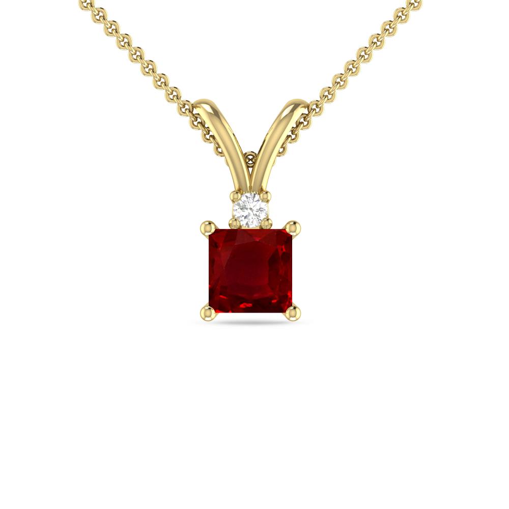 Yellow Gold - Ruby