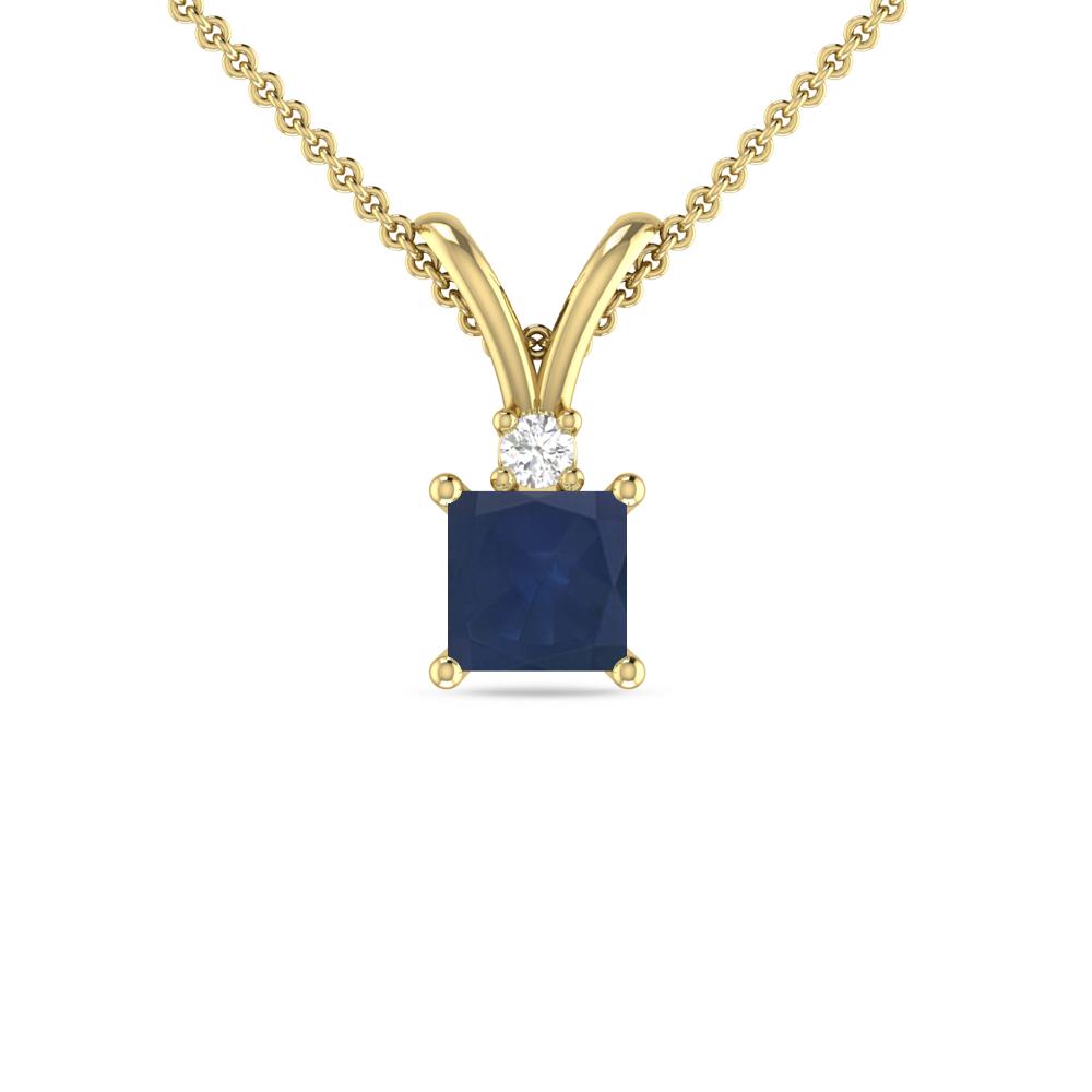 Yellow Gold - Sapphire