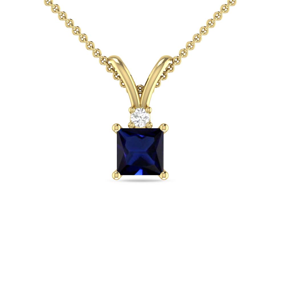 Yellow Gold - Sapphire