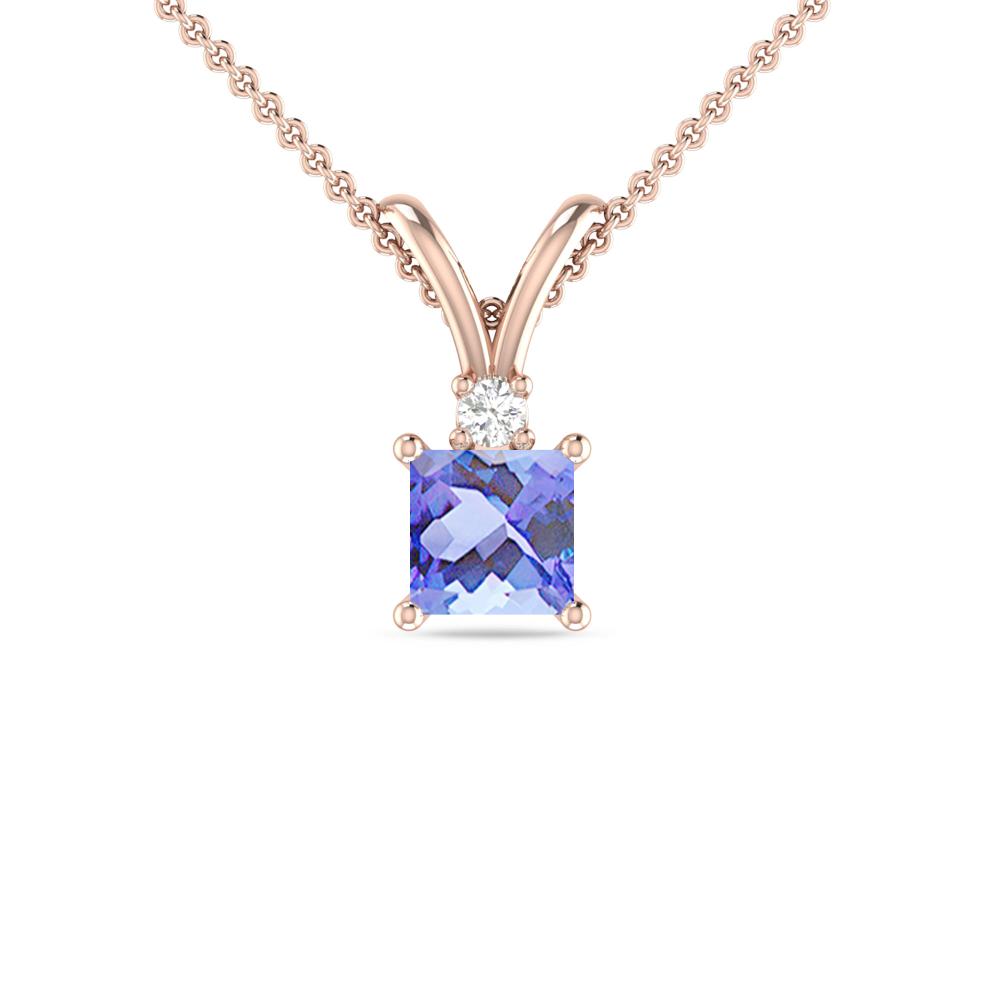 Rose Gold - Tanzanite