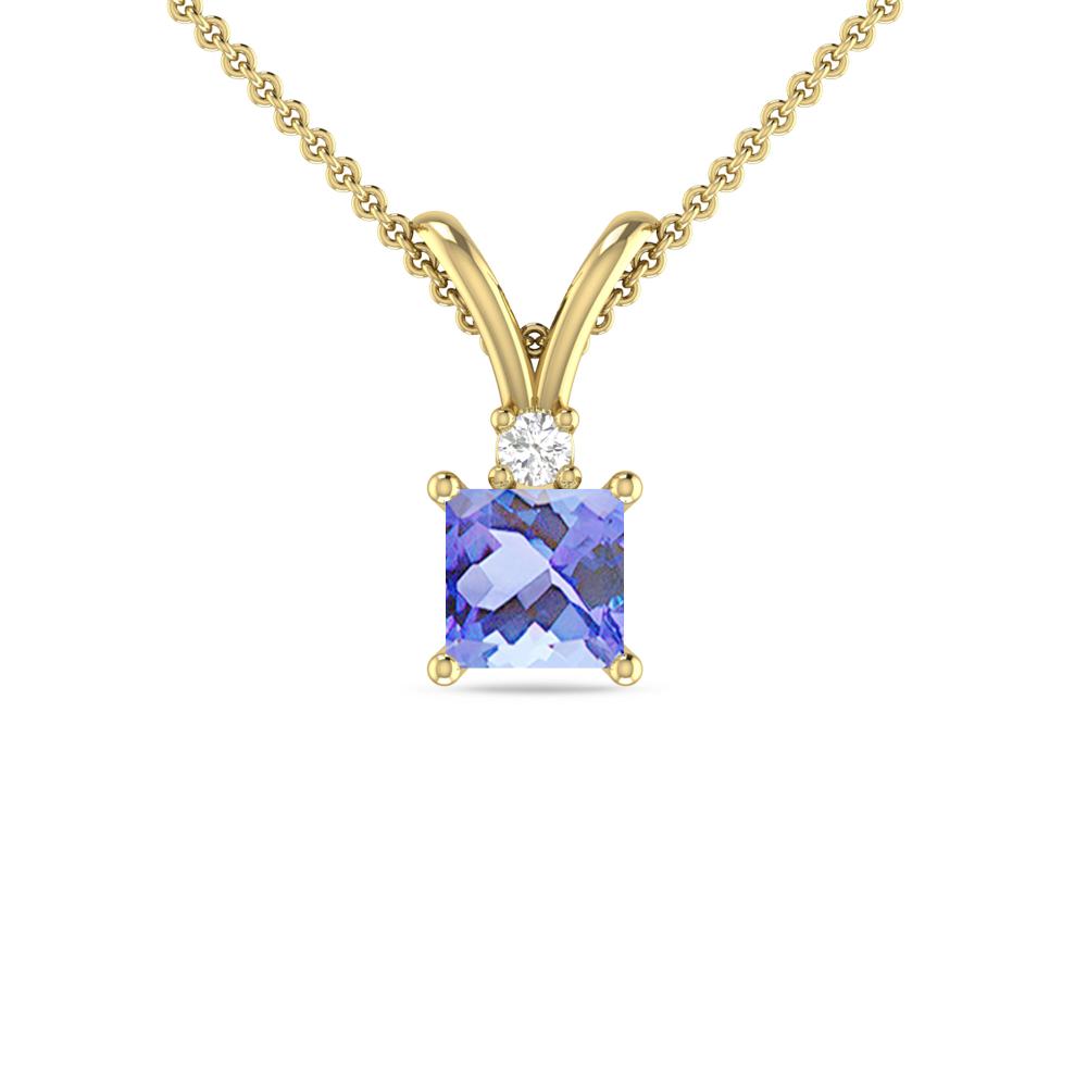 Yellow Gold - Tanzanite