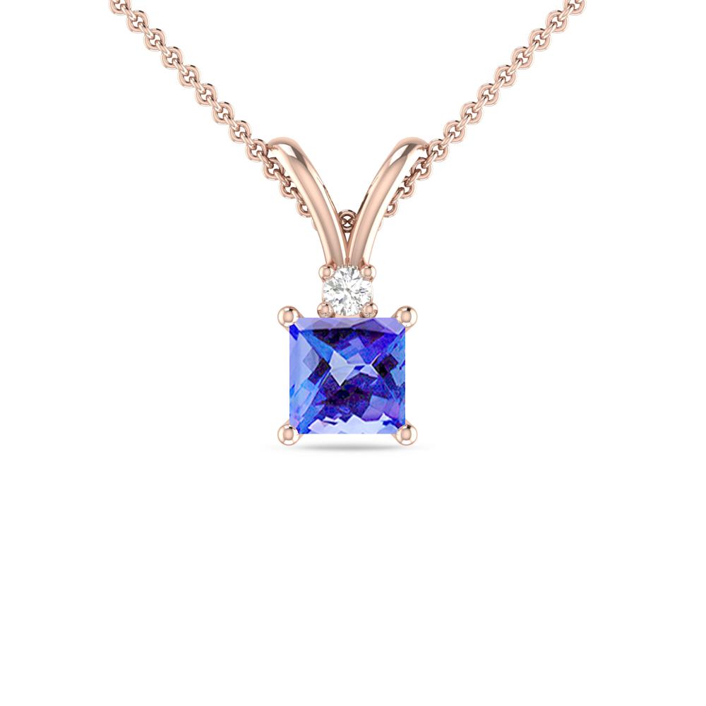 Rose Gold - Tanzanite