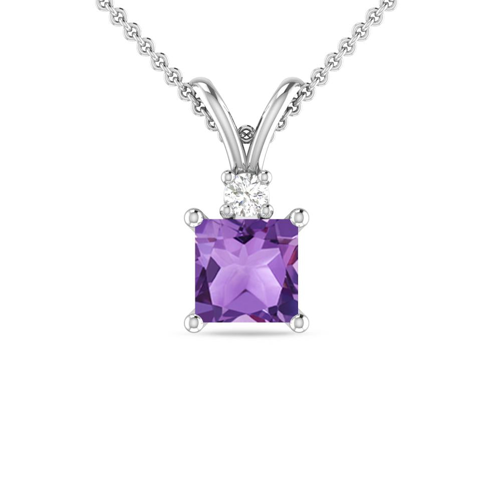 White Gold - Amethyst