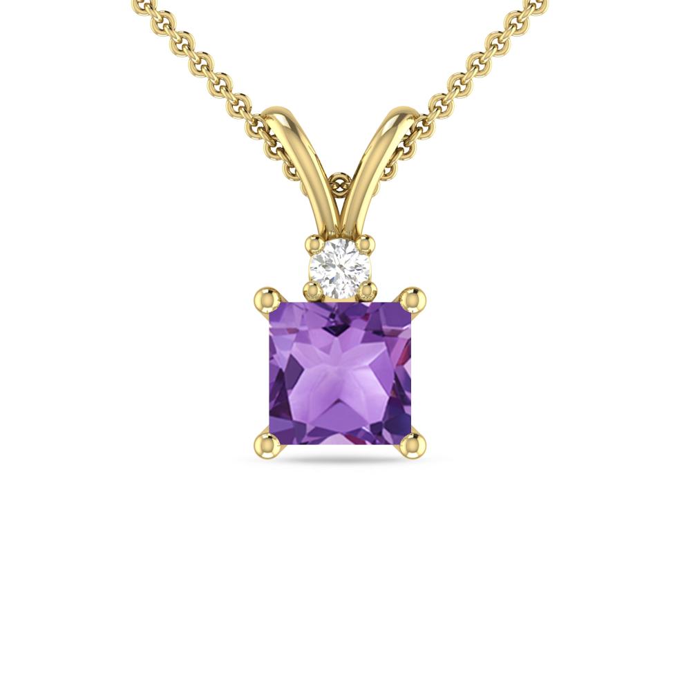 Yellow Gold - Amethyst