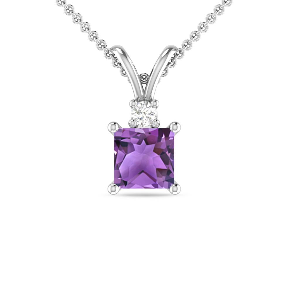 White Gold - Amethyst