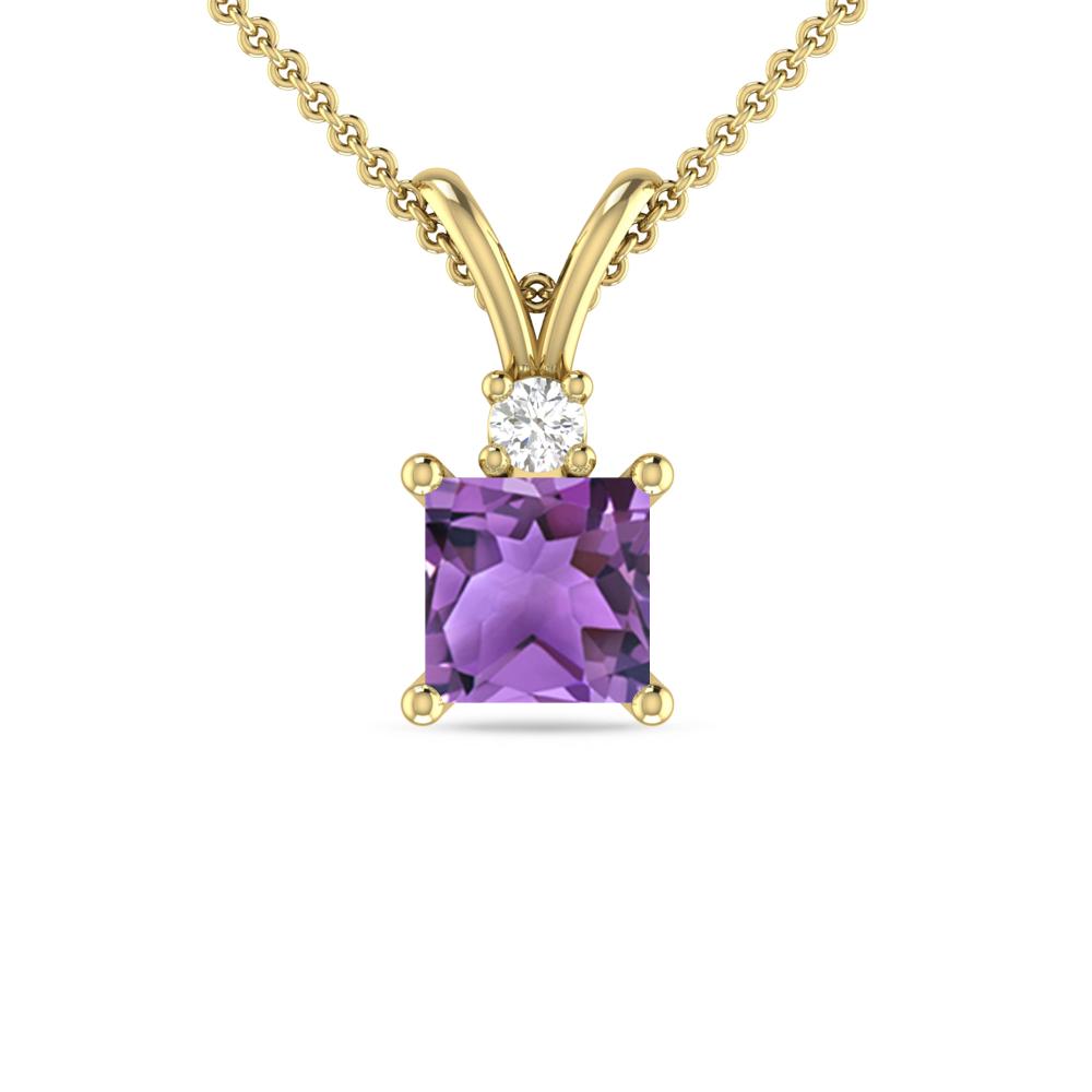 Yellow Gold - Amethyst