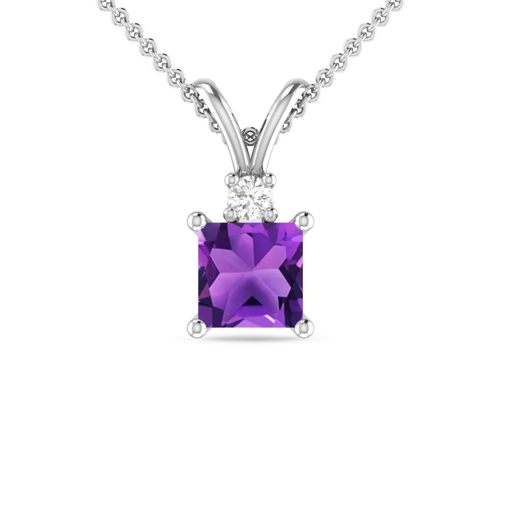 White Gold - Amethyst