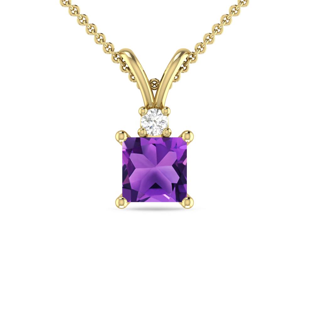 Yellow Gold - Amethyst