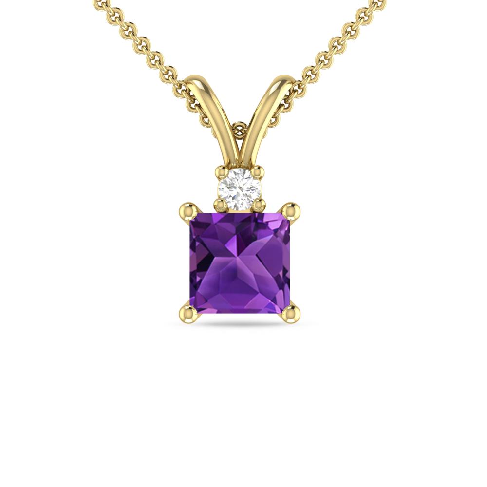 Yellow Gold - Amethyst