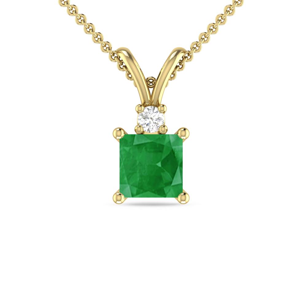 Yellow Gold - Emerald