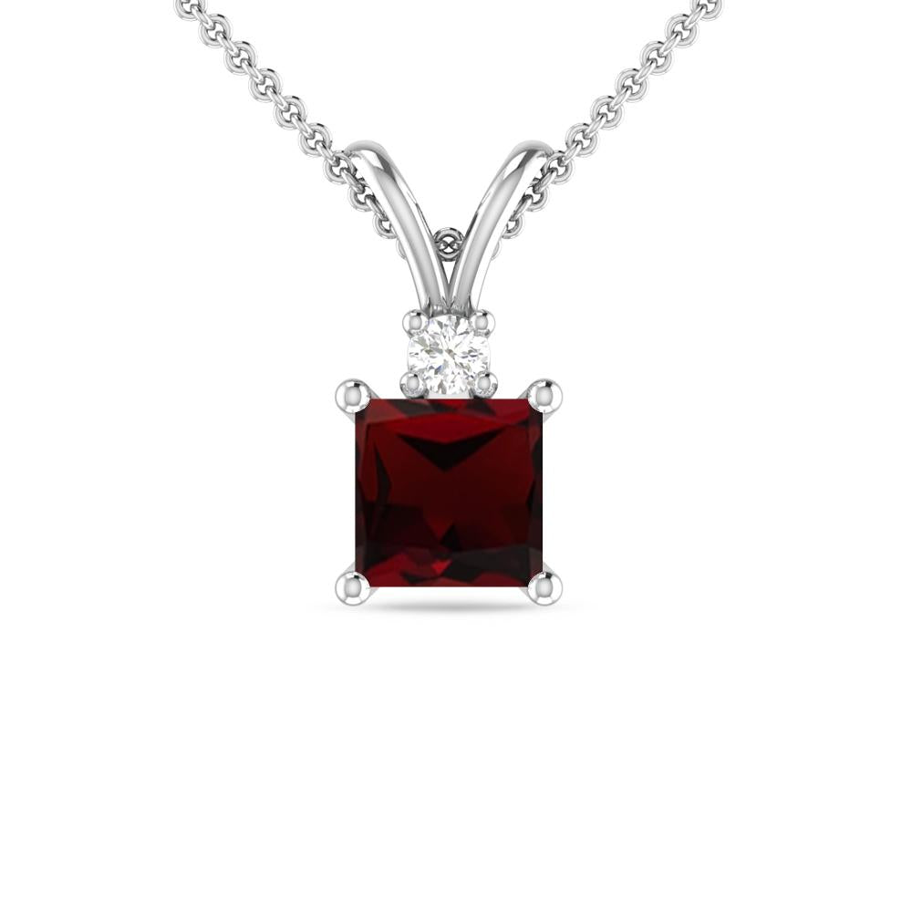 White Gold - Garnet