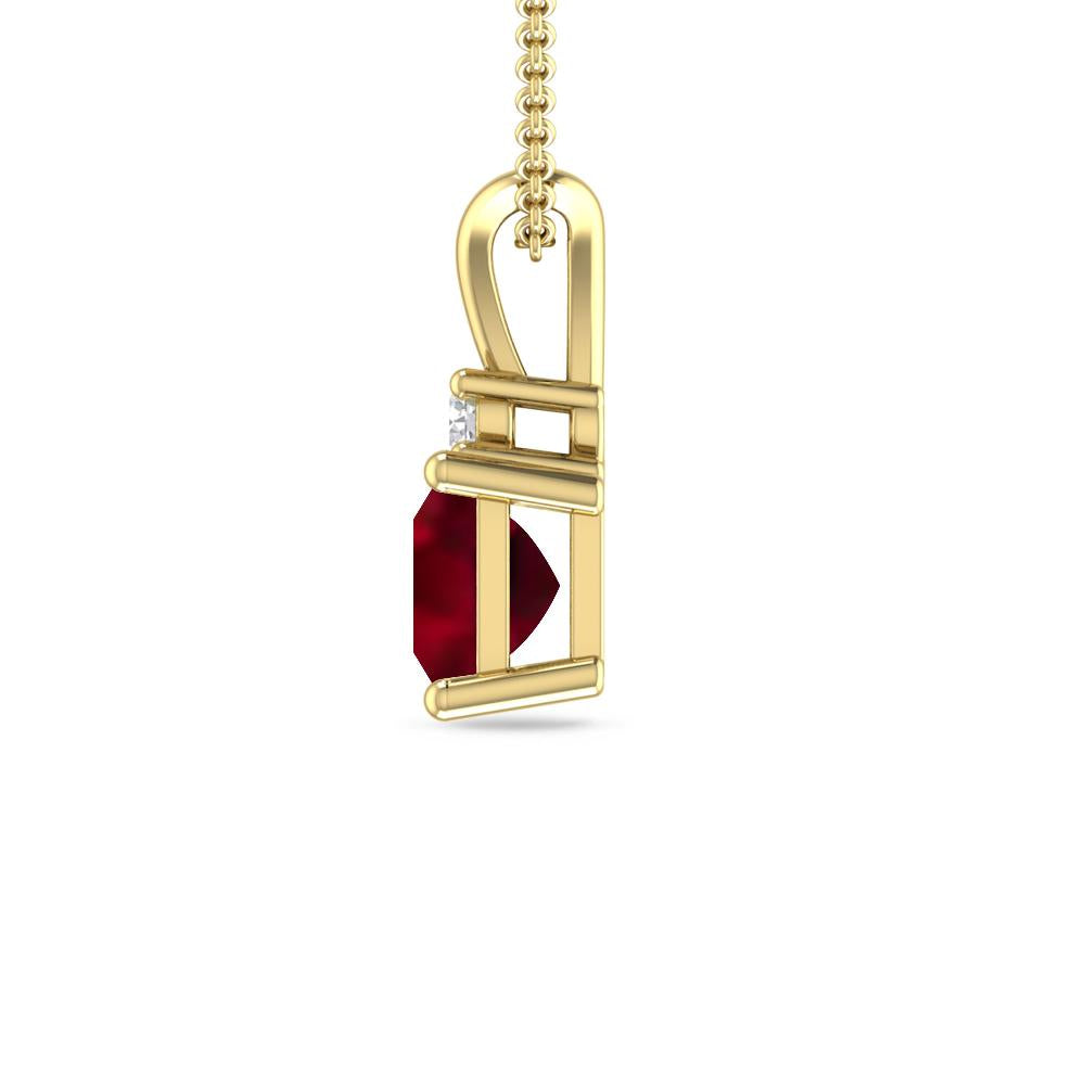 Yellow Gold - Garnet