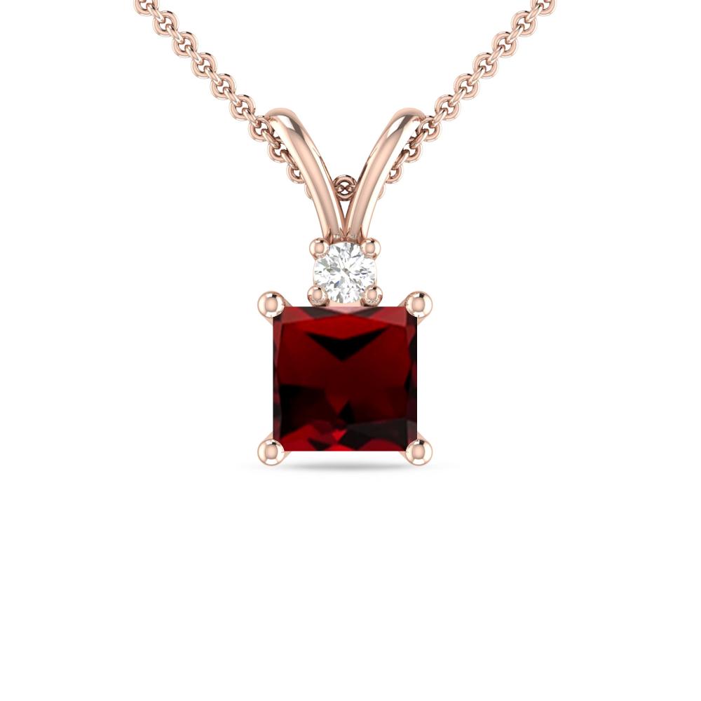 Rose Gold - Garnet