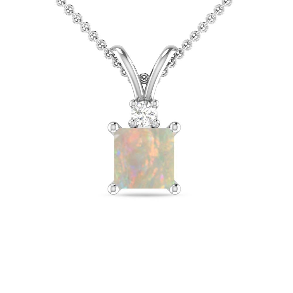 White Gold - Opal