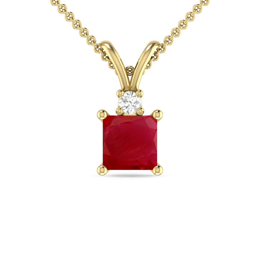 Yellow Gold - Ruby