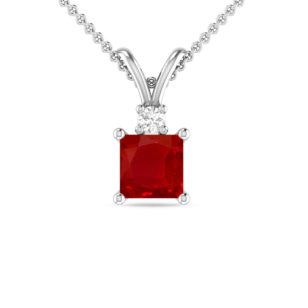 White Gold - Ruby