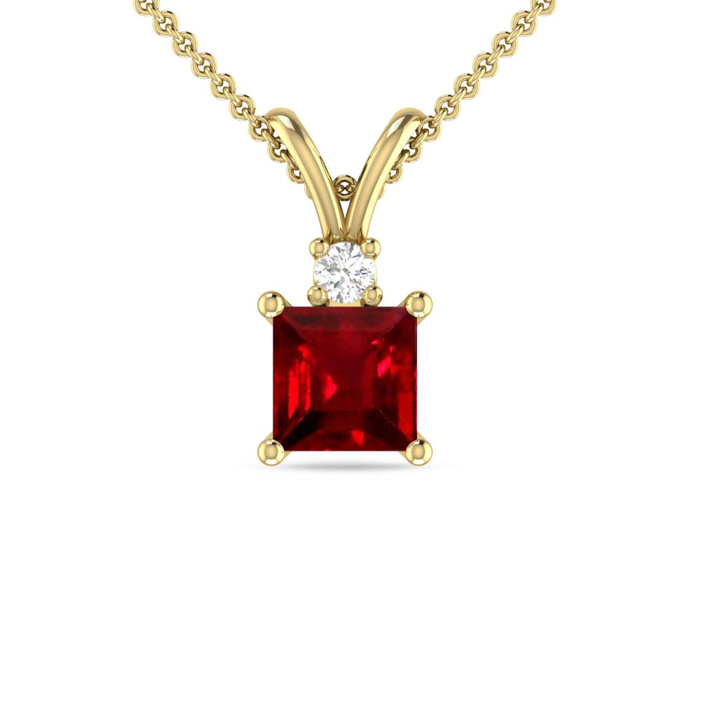 Yellow Gold - Ruby