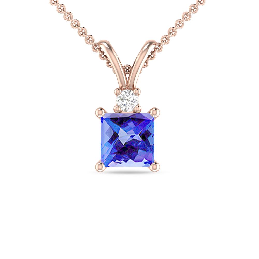 Rose Gold - Tanzanite