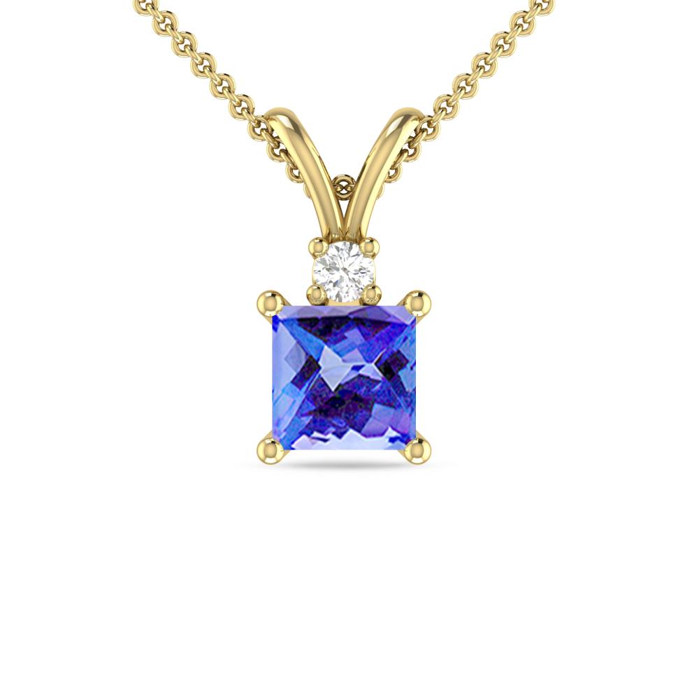 Yellow Gold - Tanzanite