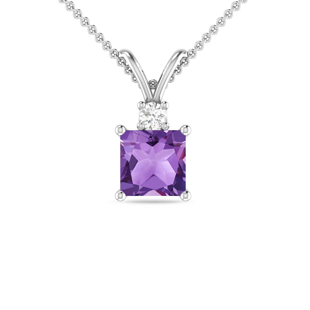 White Gold - Amethyst