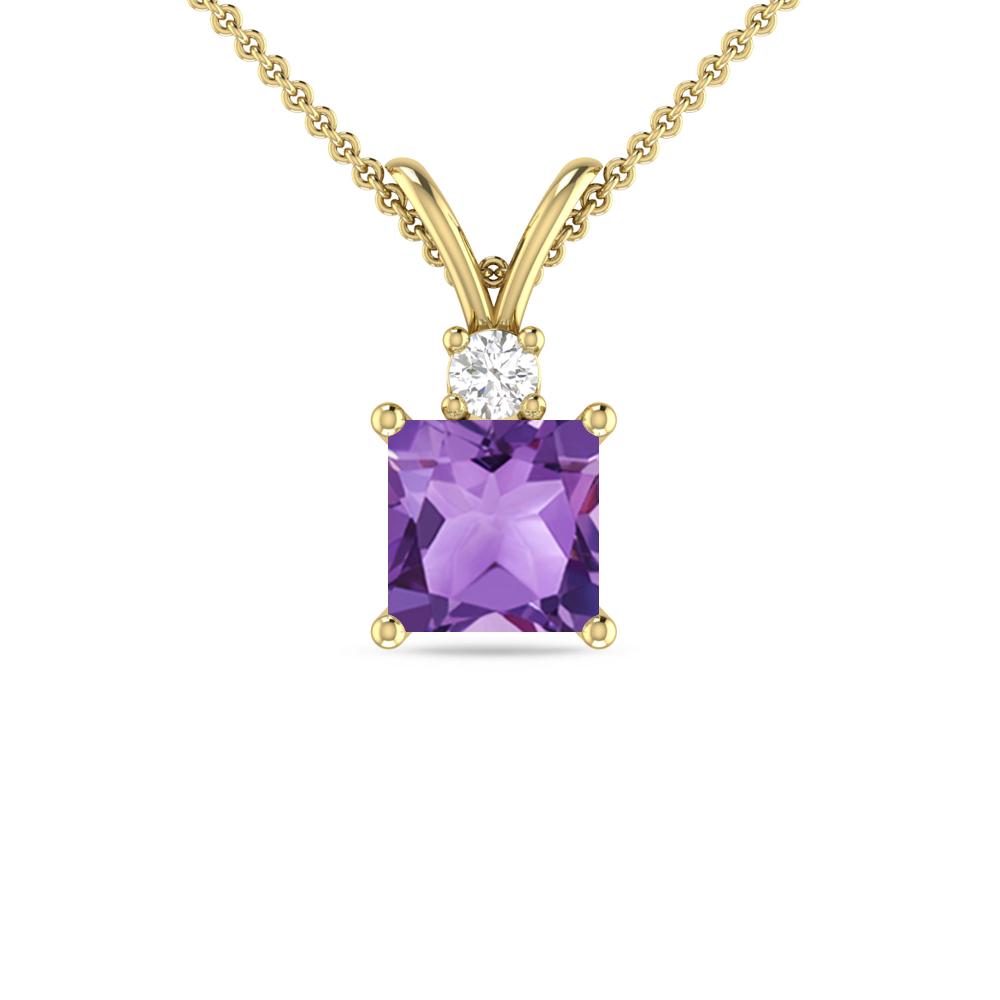 Yellow Gold - Amethyst