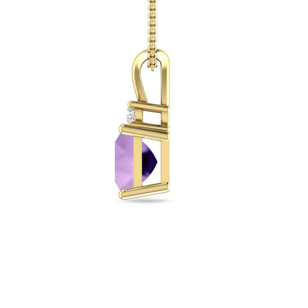 Yellow Gold - Amethyst