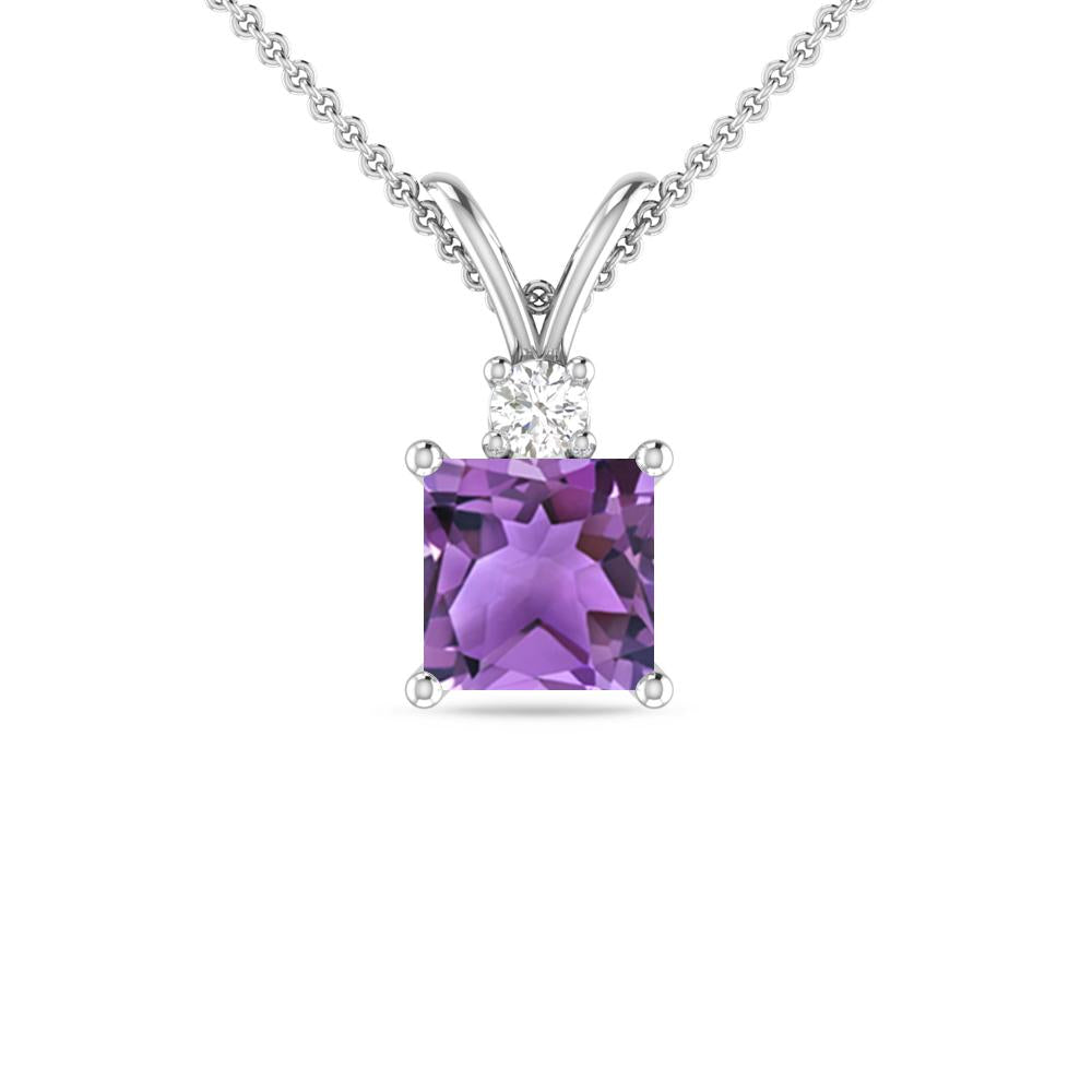 White Gold - Amethyst