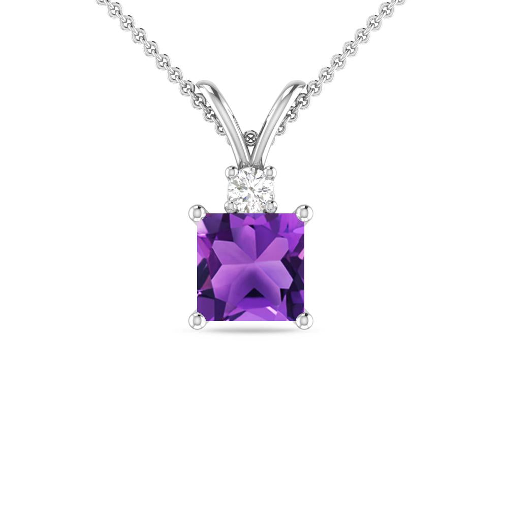 White Gold - Amethyst