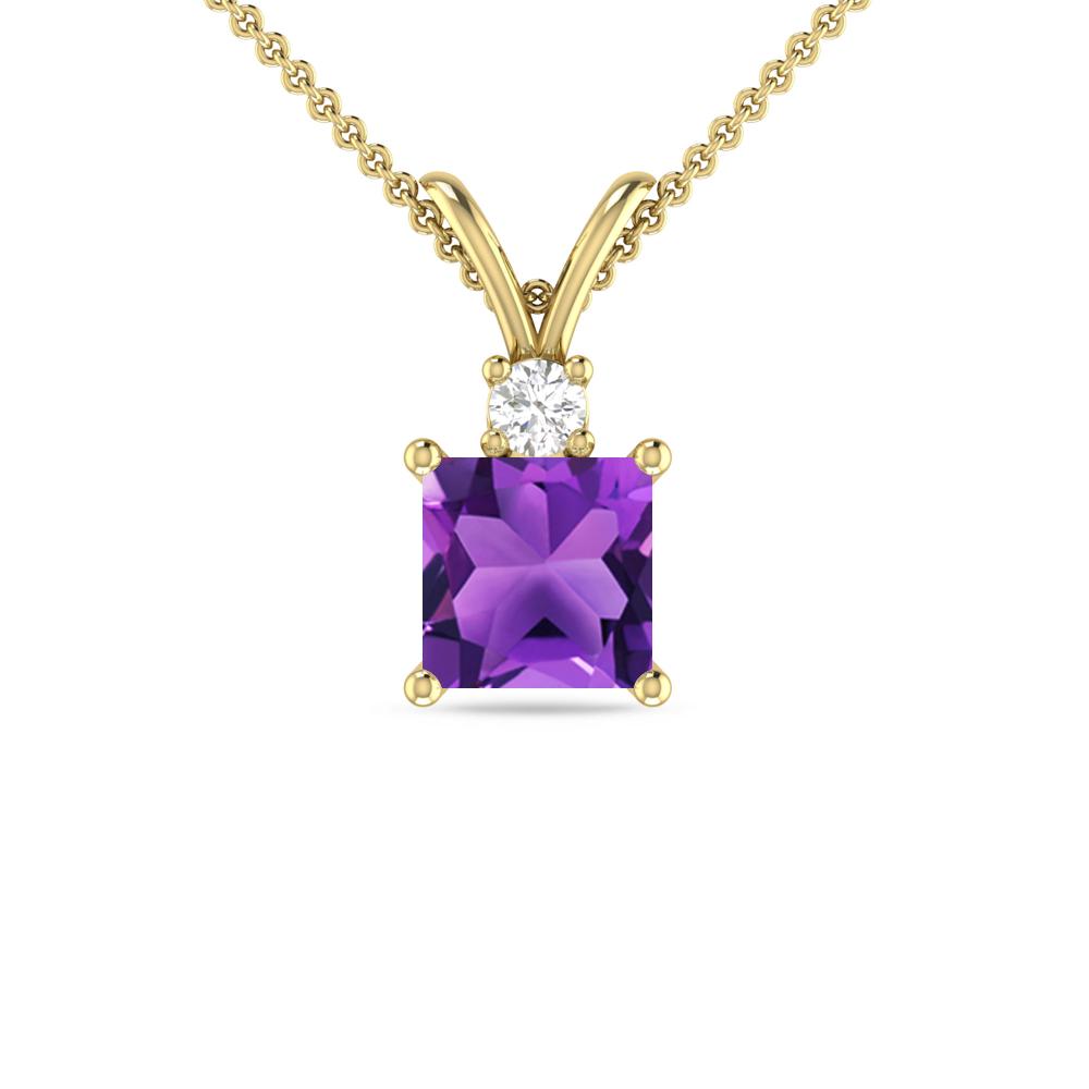 Yellow Gold - Amethyst