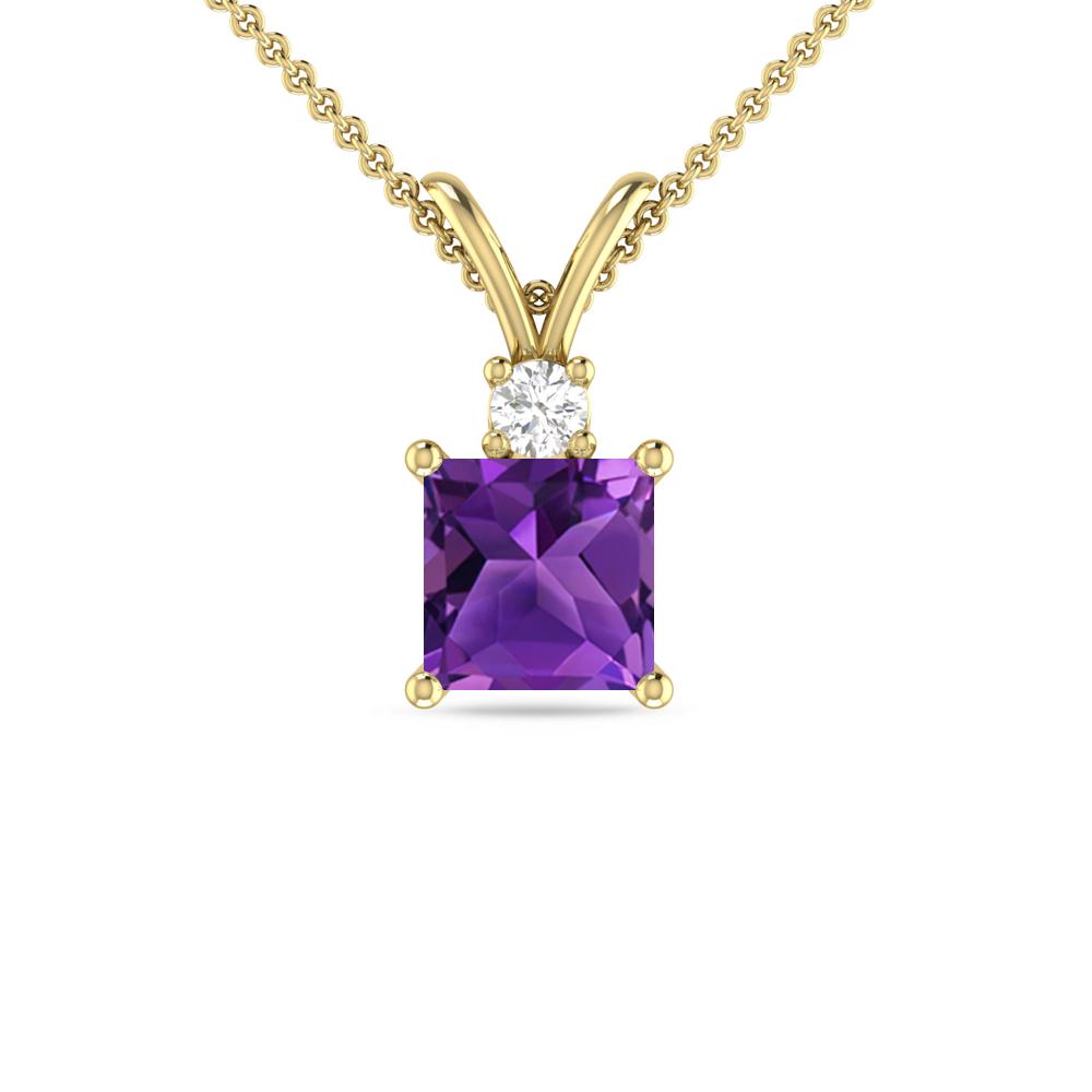 Yellow Gold - Amethyst