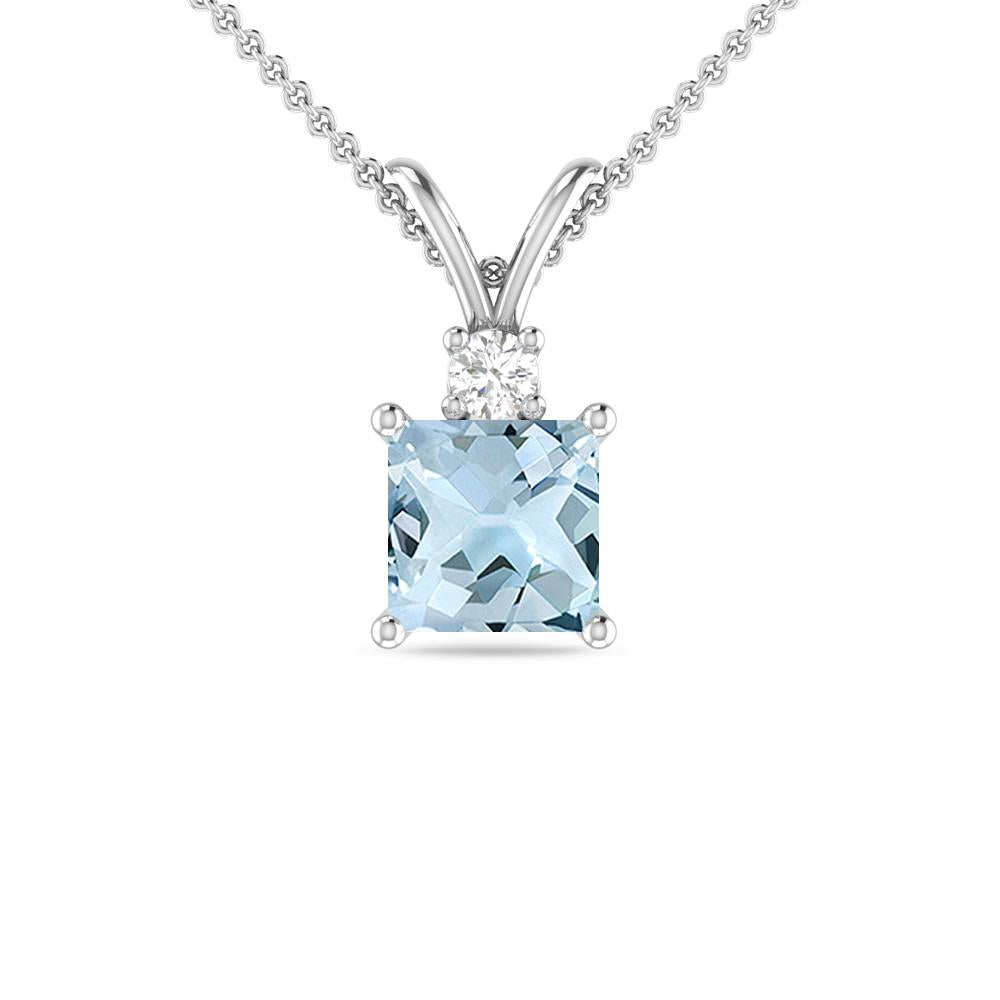 White Gold - Aquamarine