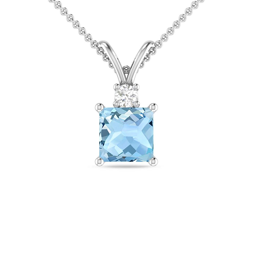 White Gold - Aquamarine