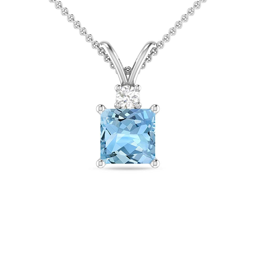 White Gold - Aquamarine