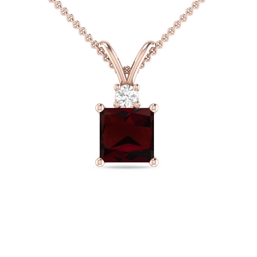 Rose Gold - Garnet