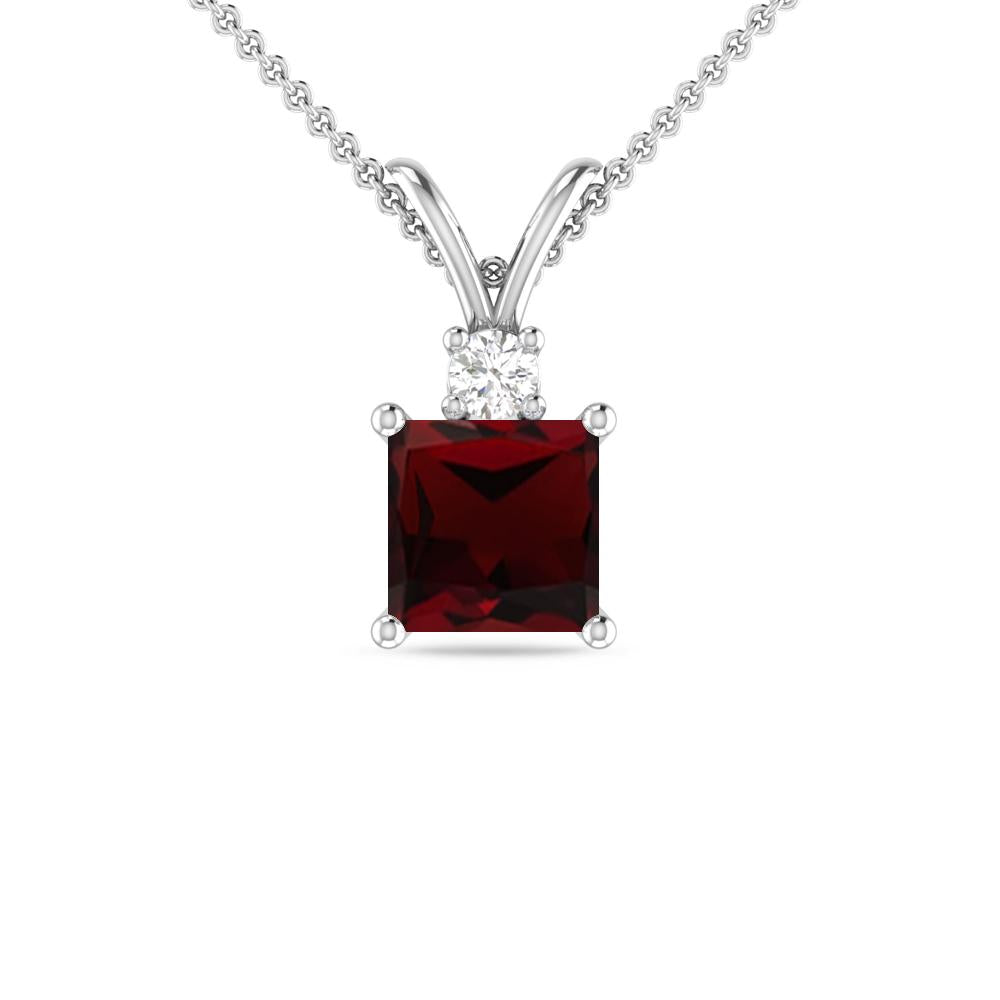 White Gold - Garnet