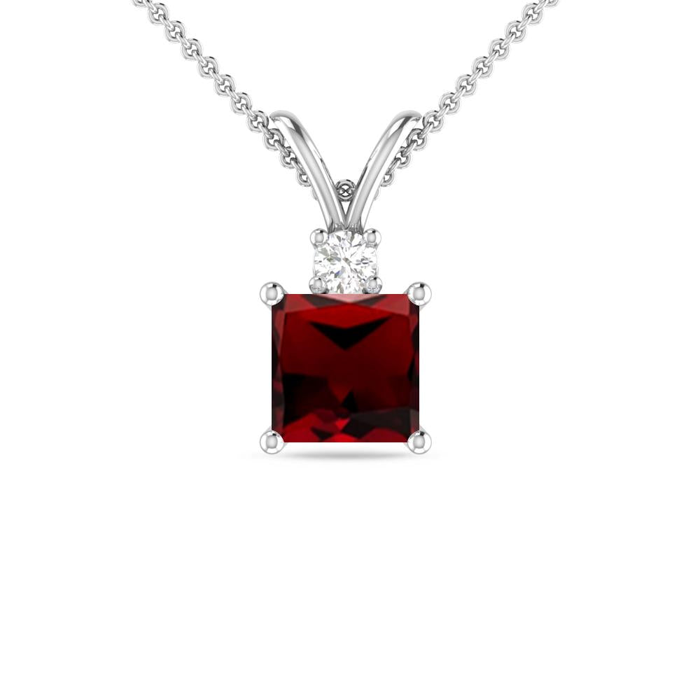 White Gold - Garnet