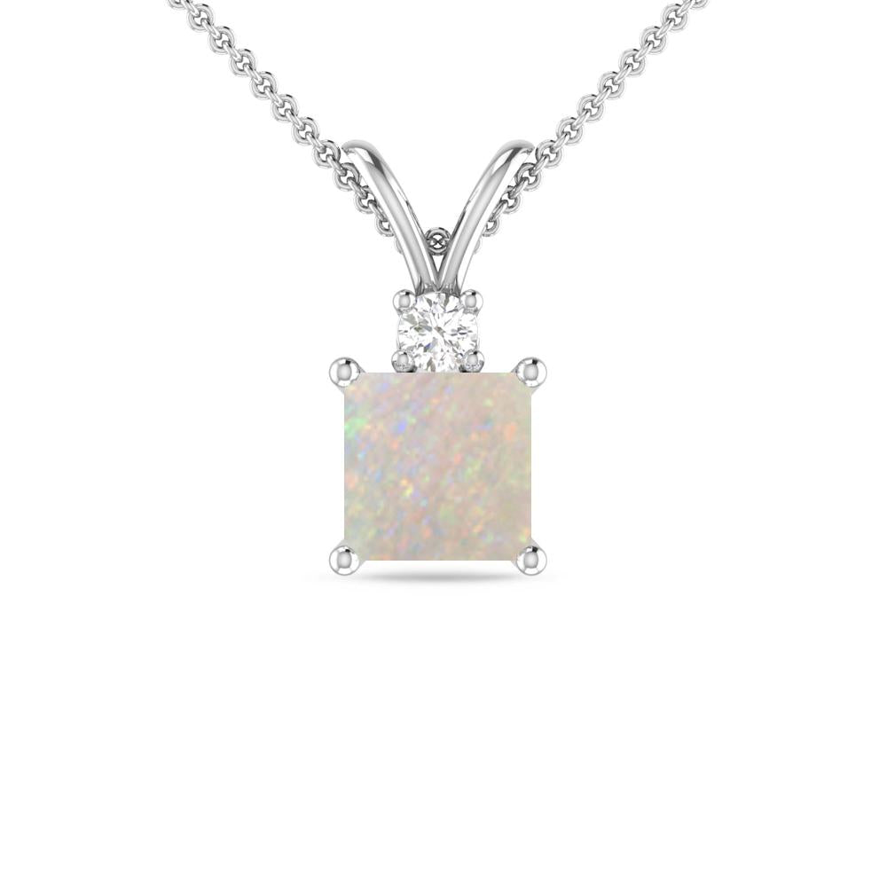 White Gold - Opal