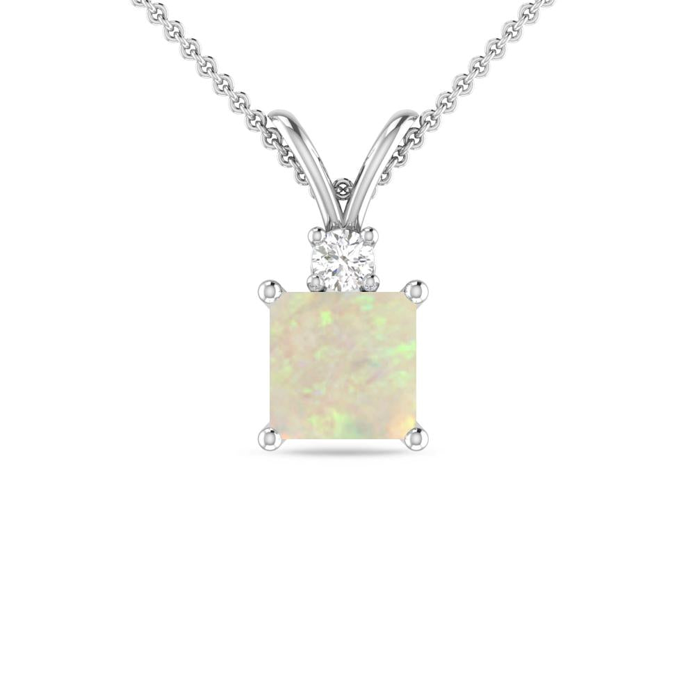 White Gold - Opal