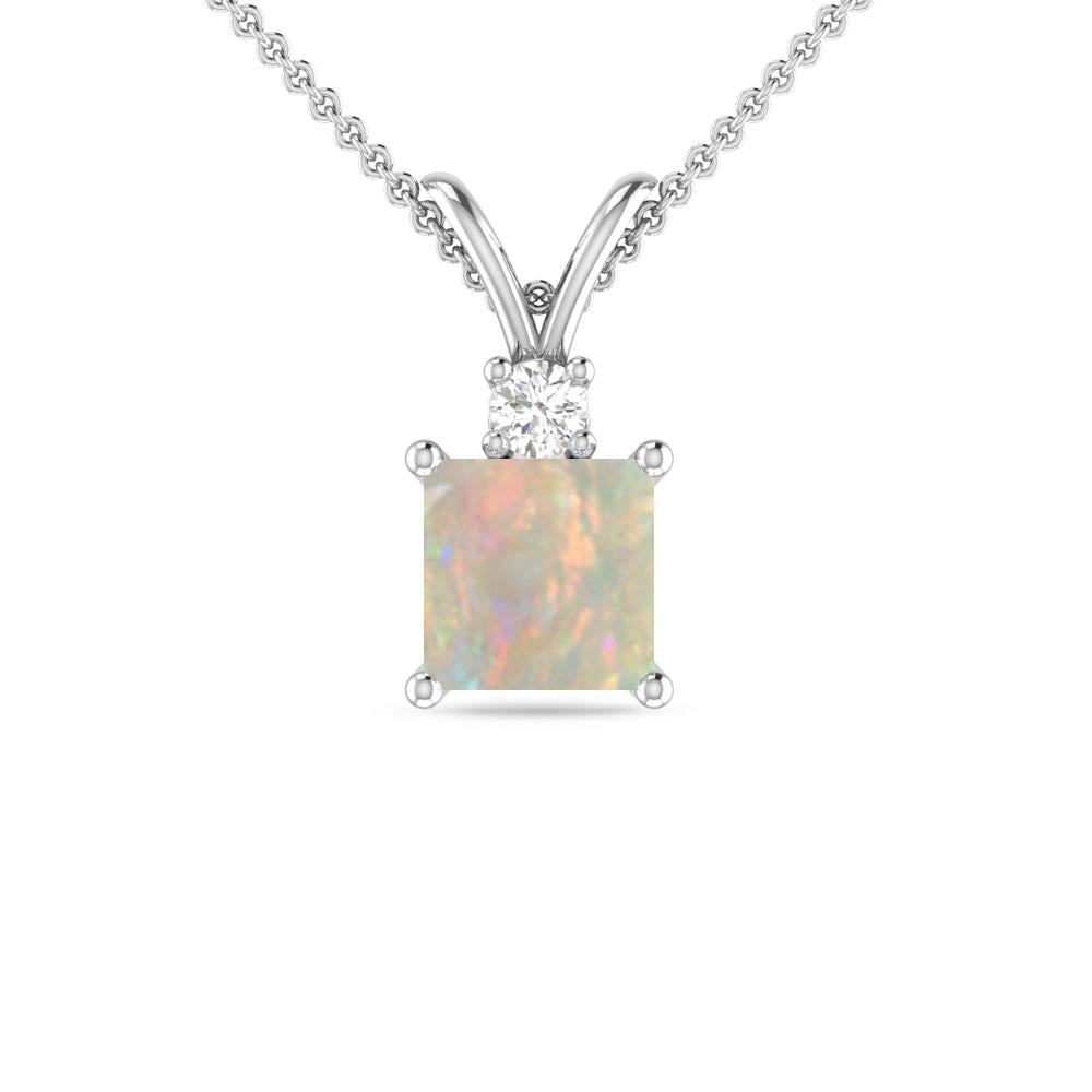 White Gold - Opal