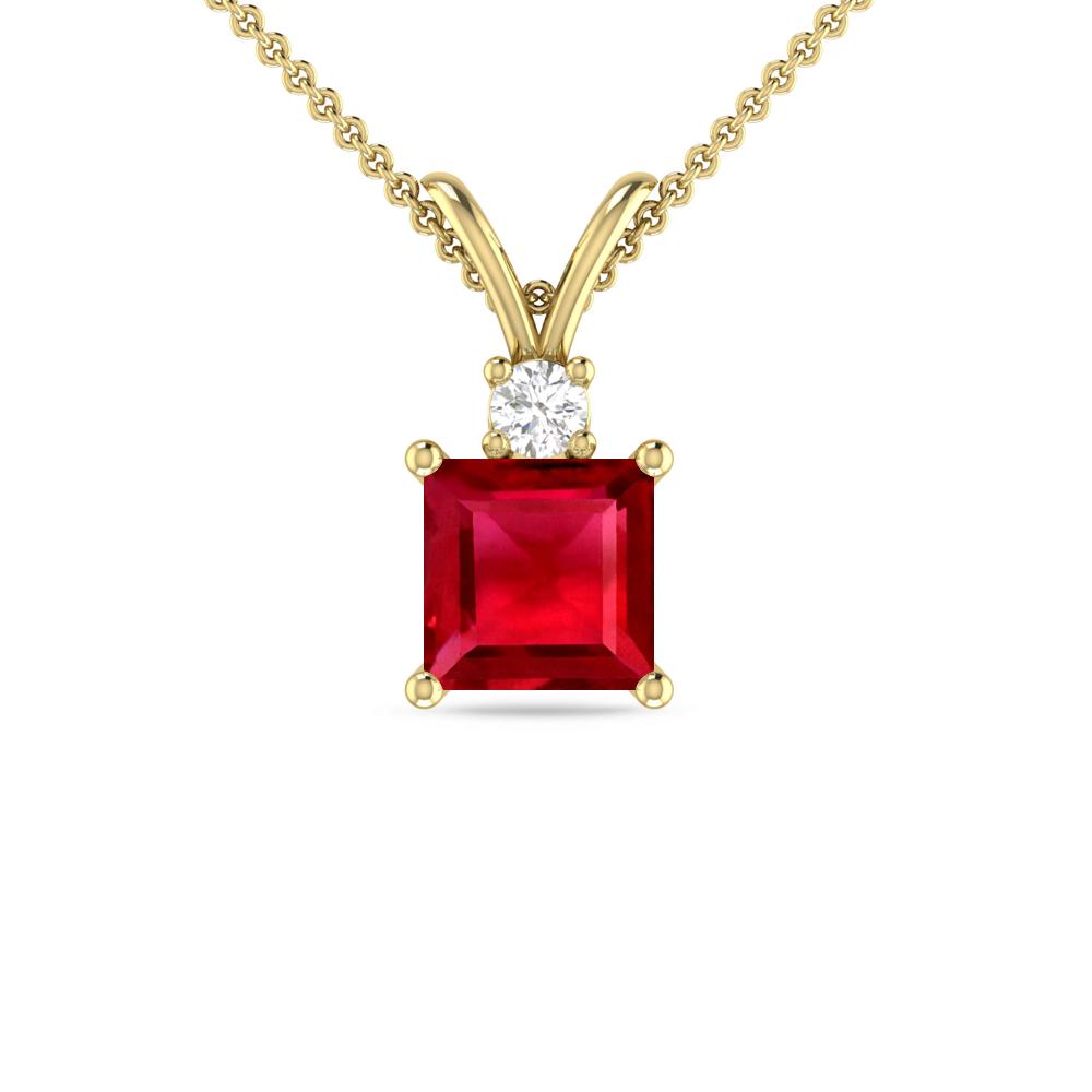 Yellow Gold - Ruby