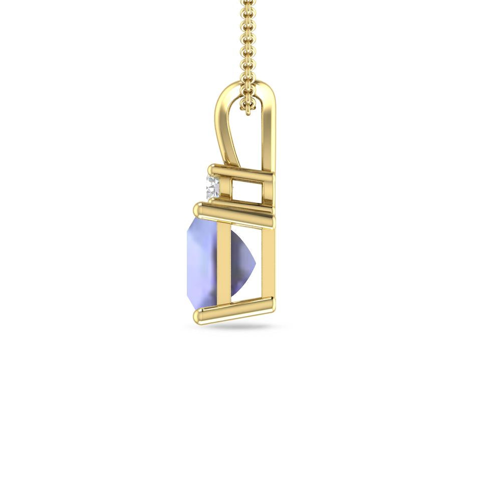 Yellow Gold - Tanzanite