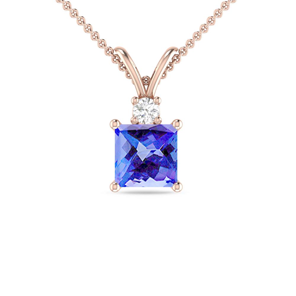 Rose Gold - Tanzanite